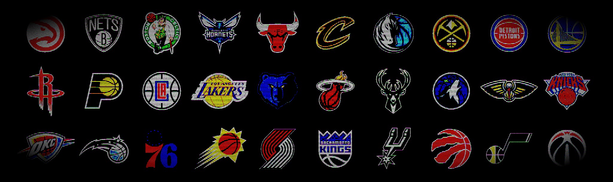 NBA teams banner